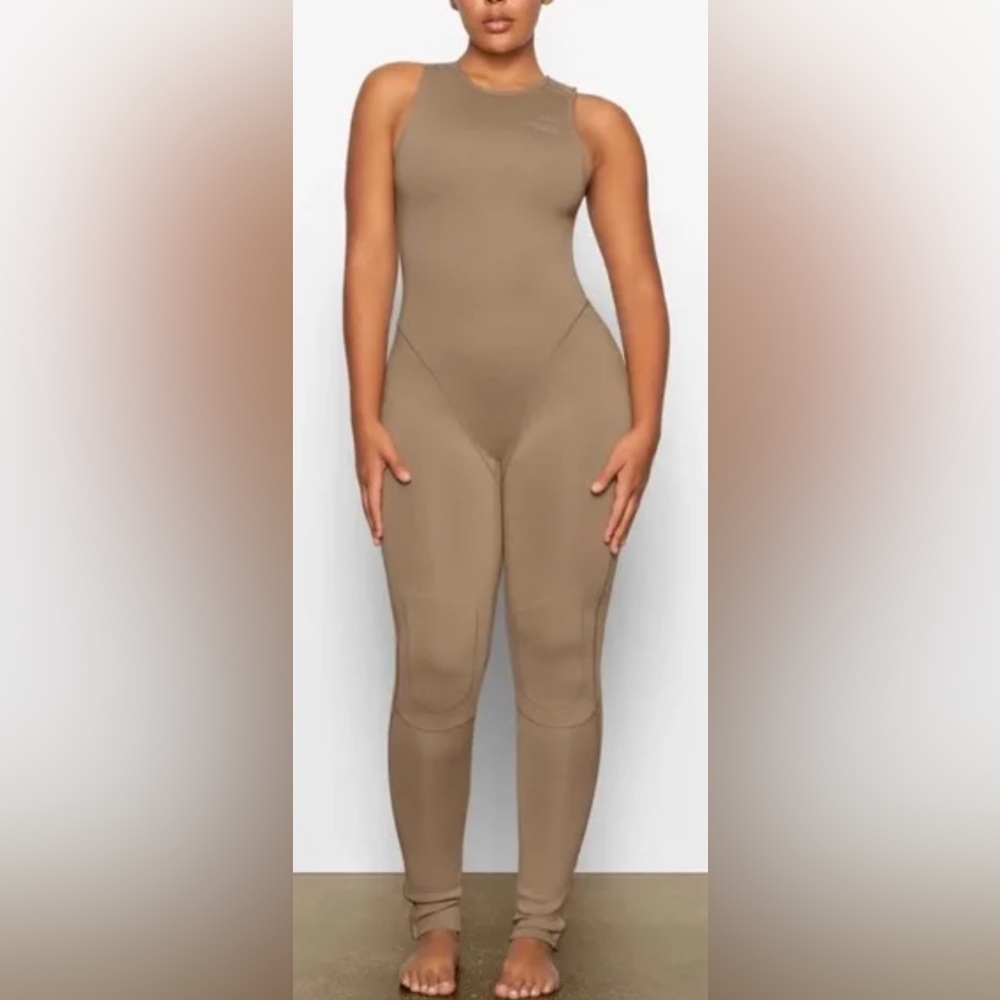 NWT Skims Sport Swim Full Length Suit Desert Size L